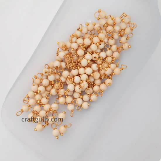 Loreals 4mm - Acrylic Ivory - 10gms