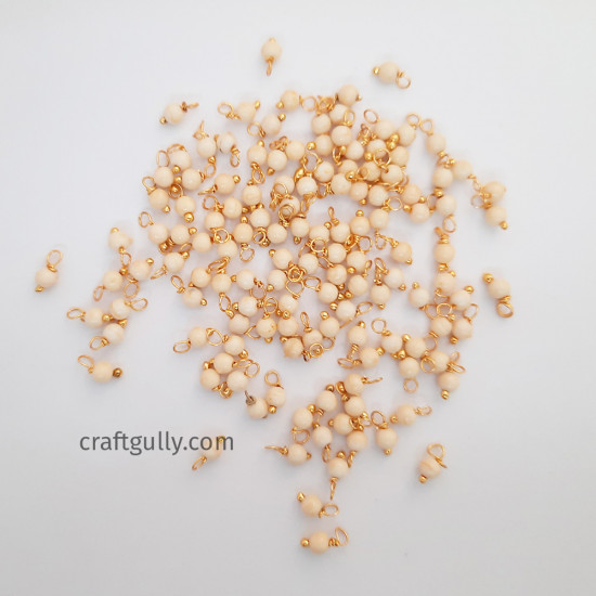 Loreals 4mm - Acrylic Ivory - 10gms