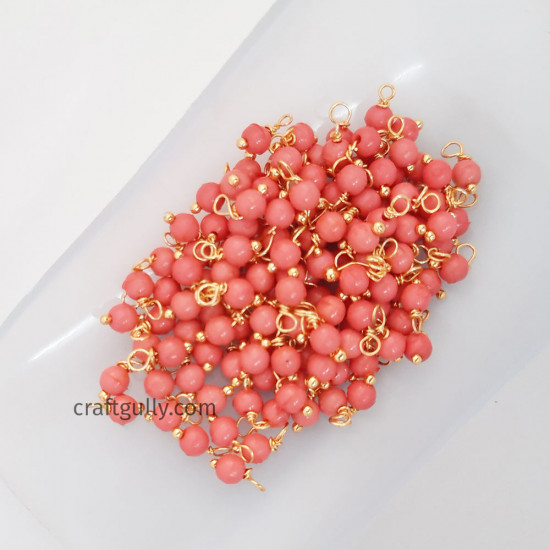 Loreals 4mm - Acrylic Salmon Pink - 10gms