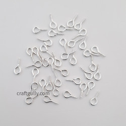 Buy 13mm Screw Eye Pins In Silver Finish Online. COD. Low Prices. Free  Shipping. Premium Quality.