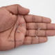 Screw Eye Pins 9mm - Silver Finish - 40 Pins
