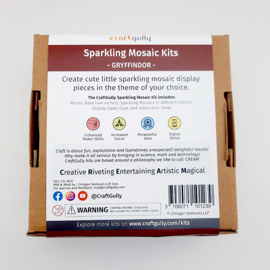 Sparkling Mosaic Kits - Gryffindor