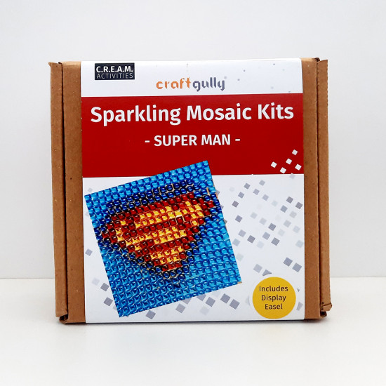 Sparkling Mosaic Kits - Super Man