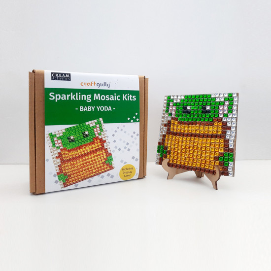 Sparkling Mosaic Kits - Baby Yoda