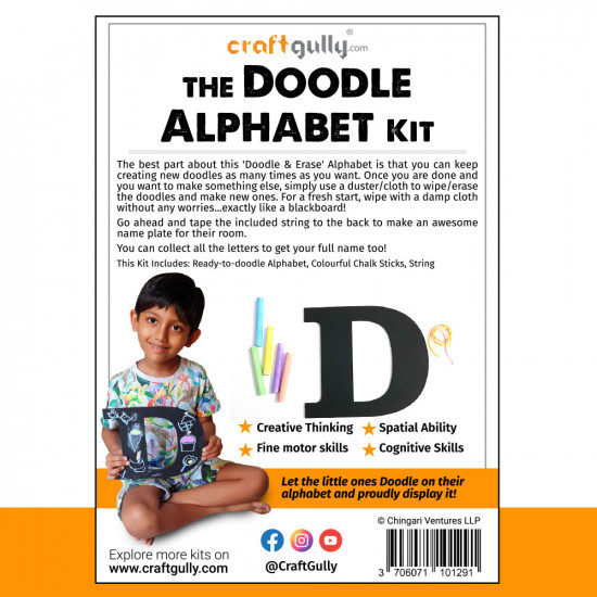 The Doodle Alphabet Kit - D