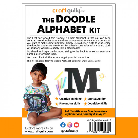 The Doodle Alphabet Kit - M