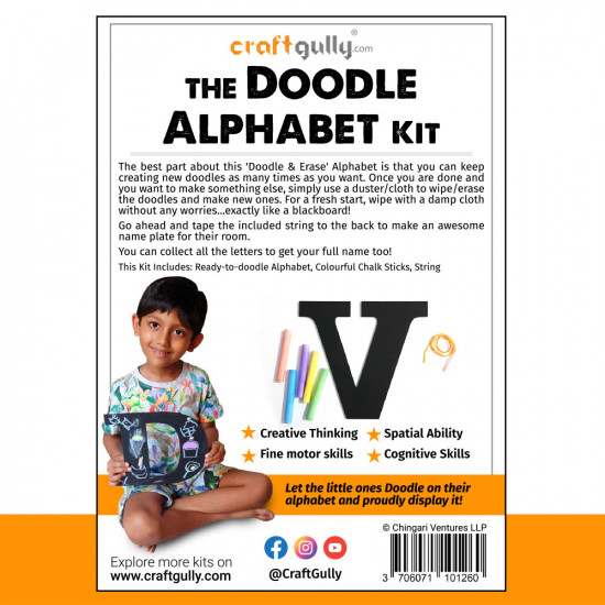 The Doodle Alphabet Kit - V