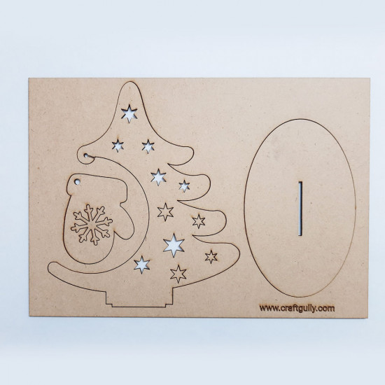 Christmas Decor Kit #2 - Tree & Mitten