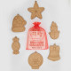Paintable Christmas Ornaments #2 - Pack of 6