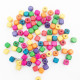 Wooden Beads 8mm Cube - Assorted - 20 gms / 85 Beads