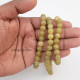 Glass Beads 8mm Round Crackle - Dual Moss Green - 1 String