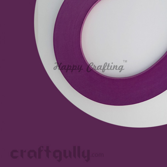 Quilling Strips 5mm Purple Plum - 17inch - 100 Strips
