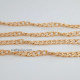 Chains #4 Aluminium 11mm - Golden Finish - 1 Meter