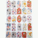 Paper Tags #5 - Assorted Flowers - 25 Tags