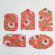 Paper Tags #5 - Assorted Flowers - 25 Tags