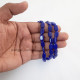 Glass Beads 11mm Oval Flat - Royal Blue - 1 String