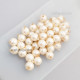 Loreals 7mm Acrylic Round - Pearl Finish Ivory - 50 Loreals