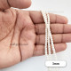 Glass Beads 3mm Pearl Finish - Ivory - 1 String / 200 Beads