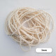 Glass Beads 3mm Pearl Finish - Ivory - 1 String