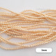 Glass Beads 3mm Pearl Finish - Light Golden - 1 String