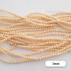 Glass Beads 3mm Pearl Finish - Light Golden - 1 String / 200 Beads