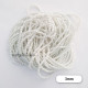 Glass Beads 3mm Pearl Finish - White - 1 String