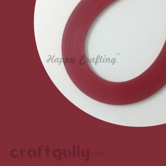 Quilling Strips 10mm Red #2 - 11Inch - 100 Strips