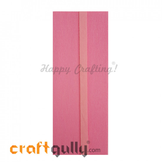 Duplex Paper 19 inches - Pink & Light Peach - 1 Sheet