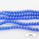 Glass Beads 6mm Rondelle Faceted - Periwinkle Blue - 1 String