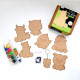 Fridge Magnets Kit - Farm Animals Theme