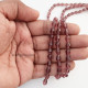 Glass Beads 8mm Drop Faceted - Wine - 1 String / 70 Beads