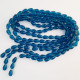 Glass Beads 15mm Drop Faceted - Turquoise - 1 String