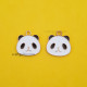 Enamel Charms 16mm - Panda - 2 Charms