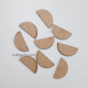 MDF Shapes #12 - 34mm Semi Circle - Pack of 20