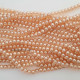 Glass Beads 8mm Round - Trans. Golden Lustre - 1 String