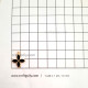 Enamel Charms 18mm - Flower #25 - Black - 4 Charms