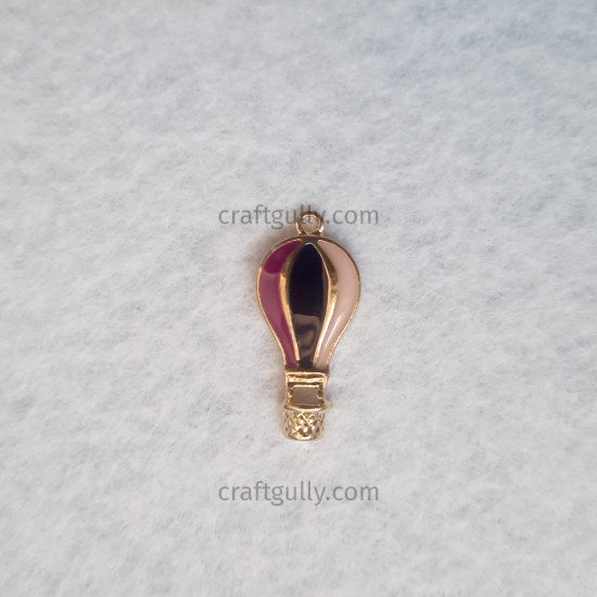 Enamel Charms 22mm - Hot Air Balloon #1 - 1 Charm