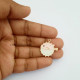 Enamel Charms 24mm - Puffer Fish #1 - Pink & White - 1 Charm