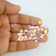 Sequins 5mm - Flower #10 - Pink - 20gms