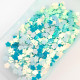 Sequins 5mm - Flower #11 - Sea Green - 20gms