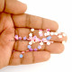 Sequins 5mm - Flower #13 - Light Peach - 20gms