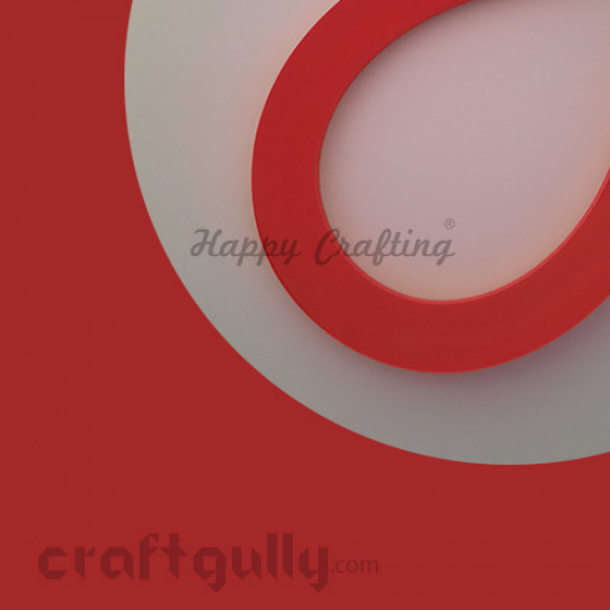 Quilling Strips 1mm Tomato Red #2 - 17Inch - 100 Strips
