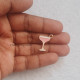 Enamel Charms 20mm - Cocktail #1 - Pink - 1 Charm