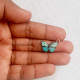 Enamel Charms 20mm - Butterfly #3 - Aqua Shaded - 1 Charm