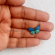 Enamel Charms 20mm - Butterfly #2 - Dark Blue - 1 Charm