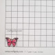 Enamel Charms 22mm - Butterfly #1 - Pink - 1 Charm