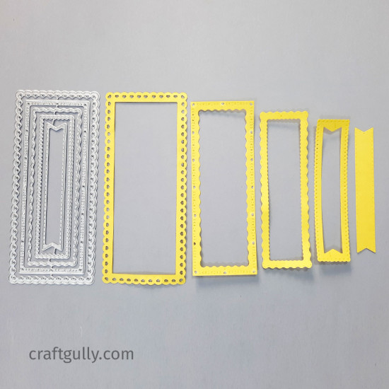 Thin Cut Dies #57 - Frames - Set Of 5