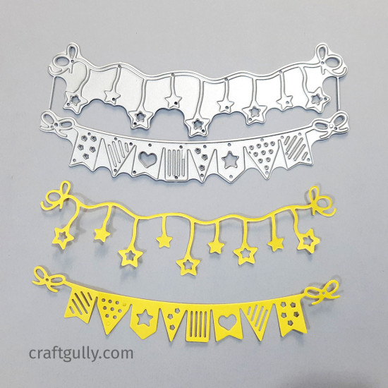 Thin Cut Dies #68 - Buntings - Set Of 2
