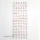 Rhinestone Alphabet Stickers - Assorted