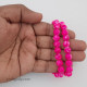 Mottled Glass Beads 8mm - Hot Pink - 1 String